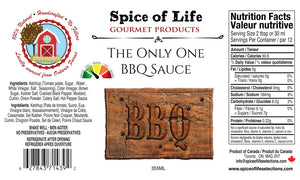 THE ONLY ONE BBQ SAUCE